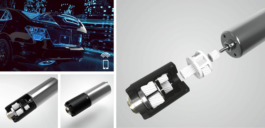 汽車(chē)尾門(mén)推桿電機