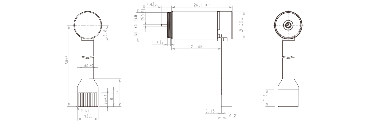 12mm無(wú)刷空心杯電機