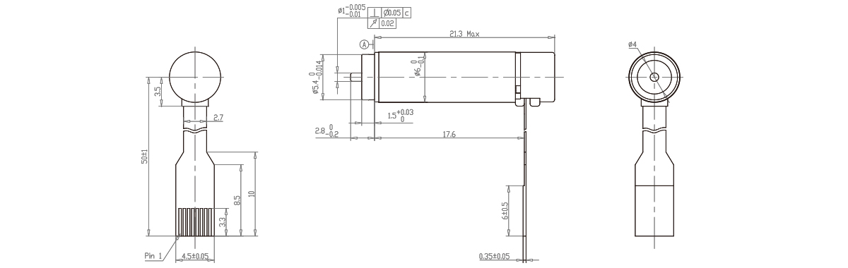 6mm無(wú)刷空心杯電機